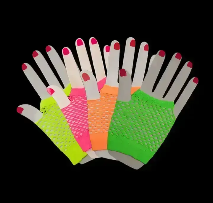 Guante de red fluor corto 