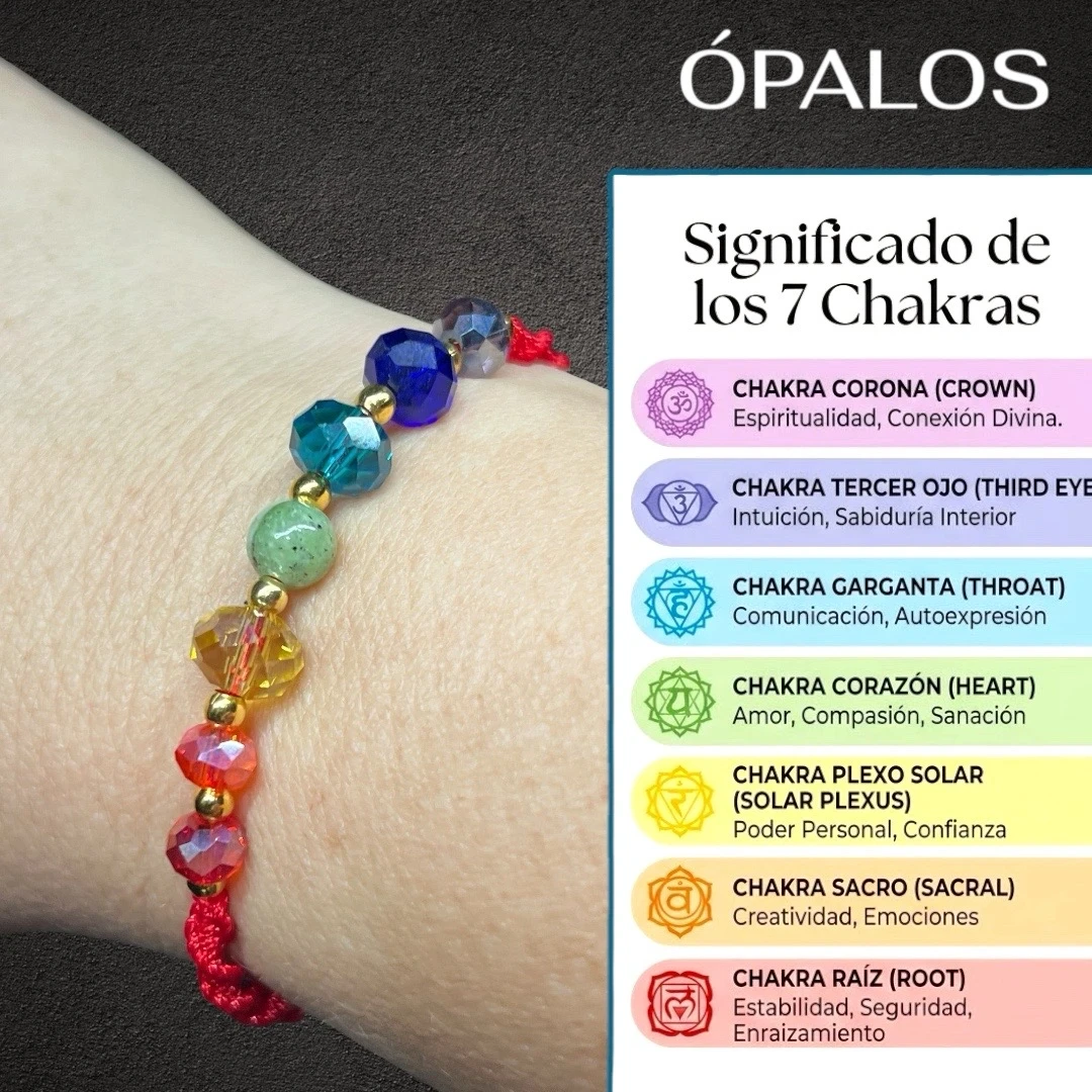 Pulsera 7 Chakras