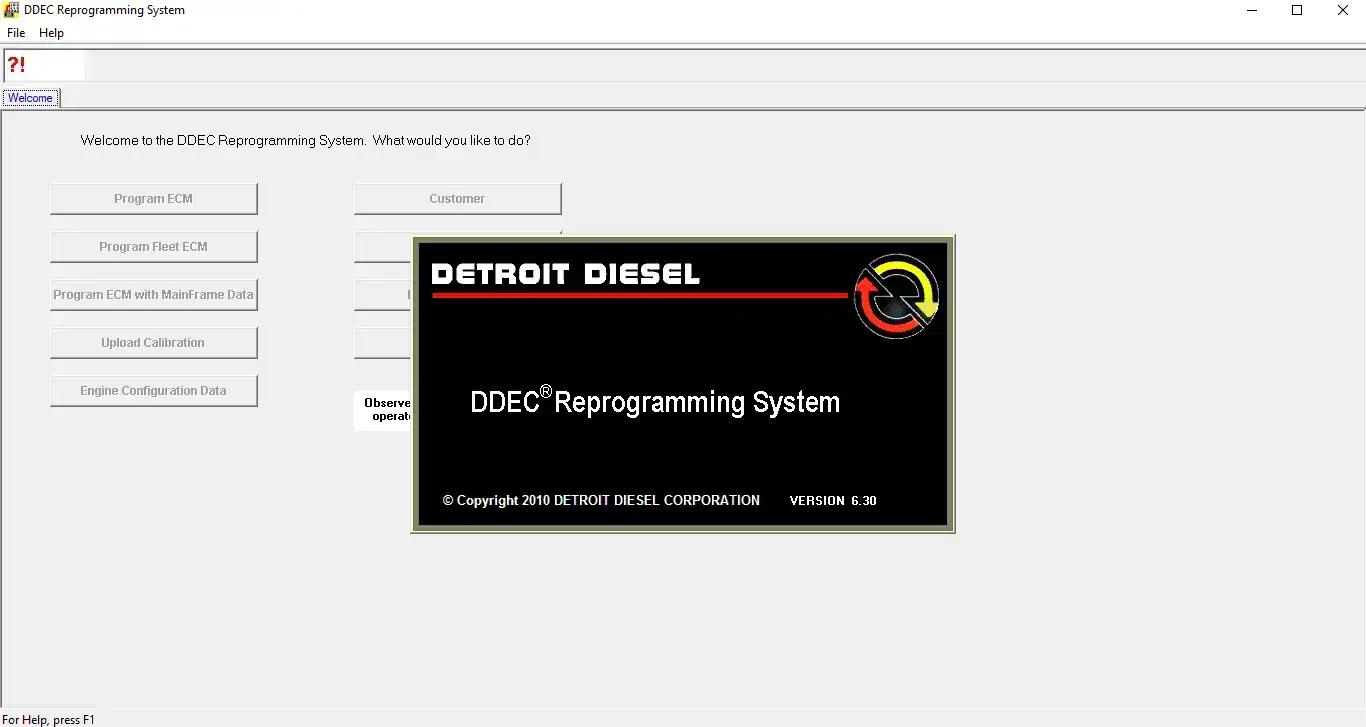 DETROIT DIESEL DDEC REPROGRAMING SYSTEM – 6.31