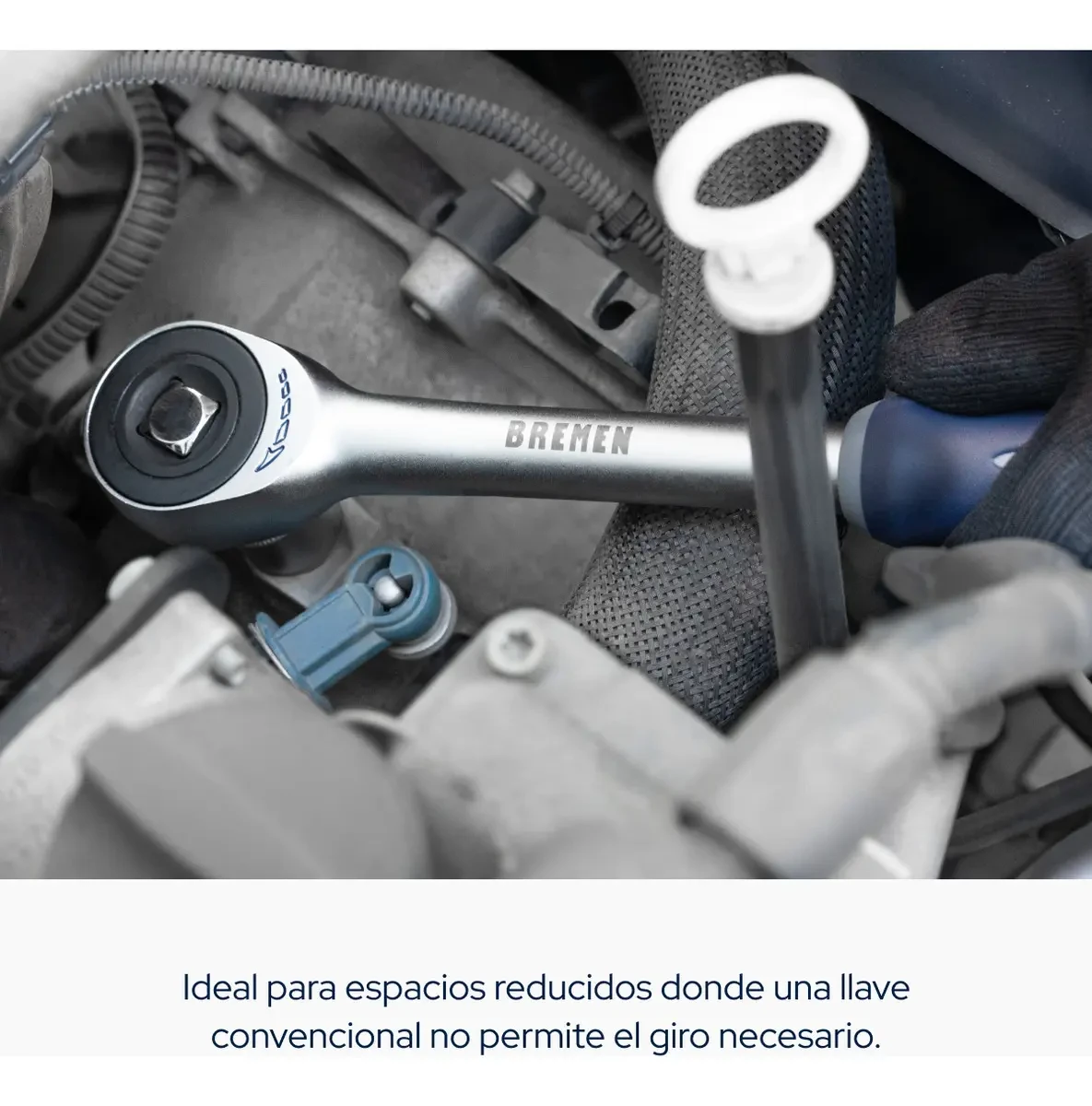 Llave Crique Bremen Enc 1/2 C/ Mango Giratorio Bidireccional Azul 5