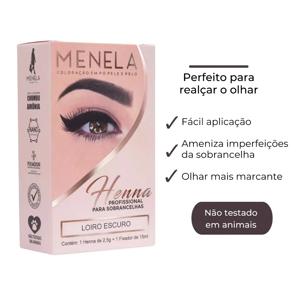 Kit 3 Henna Menela