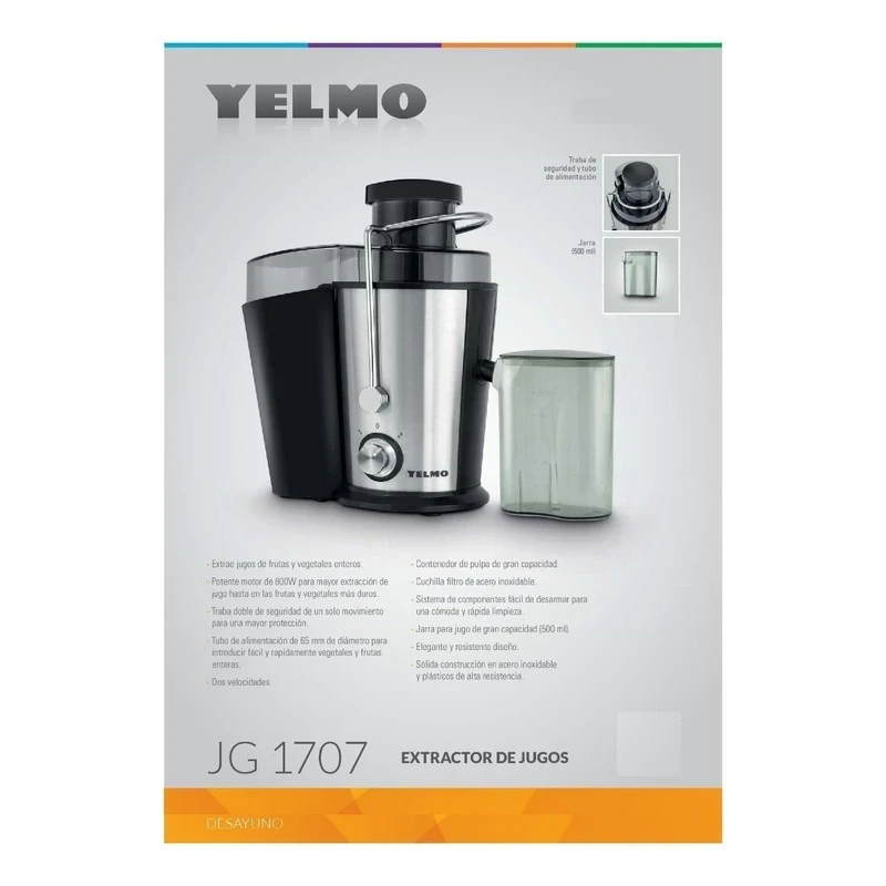 Extractor de Jugo Yelmo