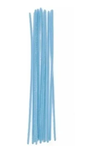 un limpia pipas azul cielo terciopelo  2