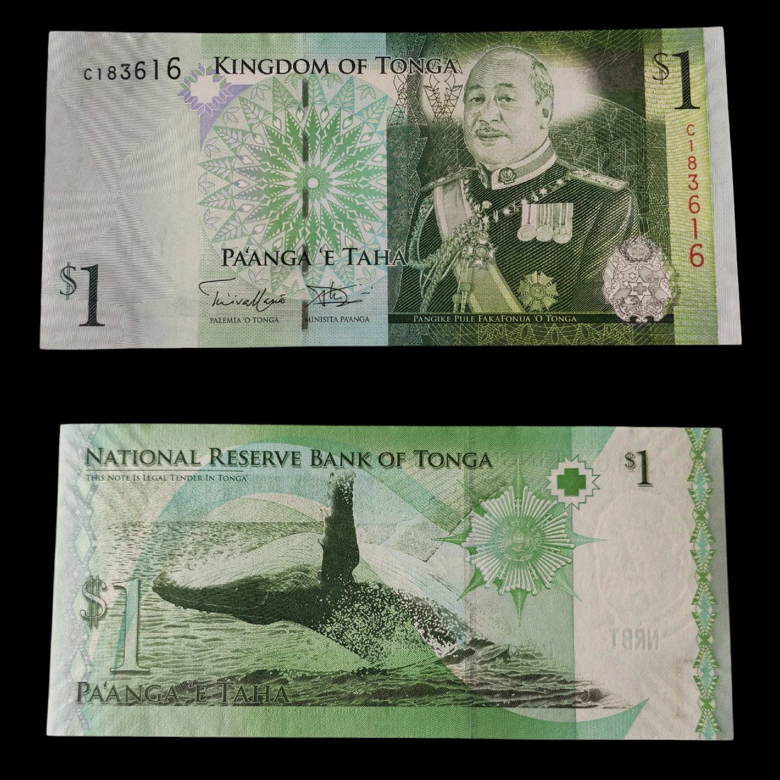 ° Tonga 1 Pa'anga UNC