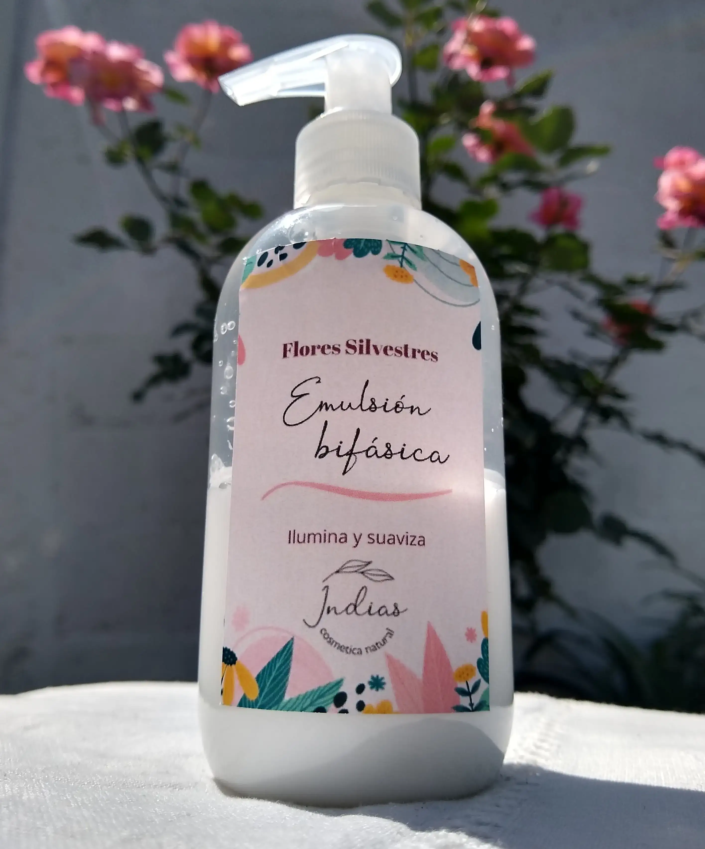 Emulsión corporal bifásica