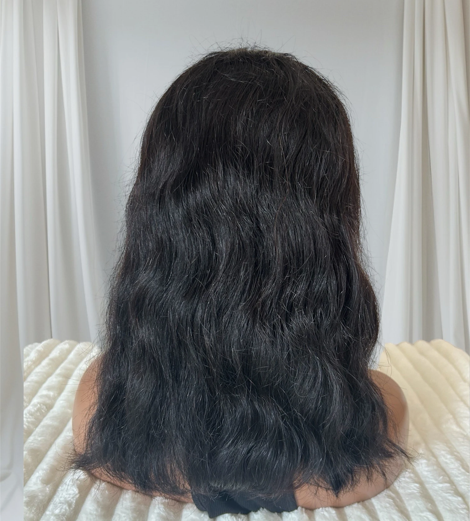 Peluca cabello humano, 14 pulgada densidad alta, frontal 4x4  3
