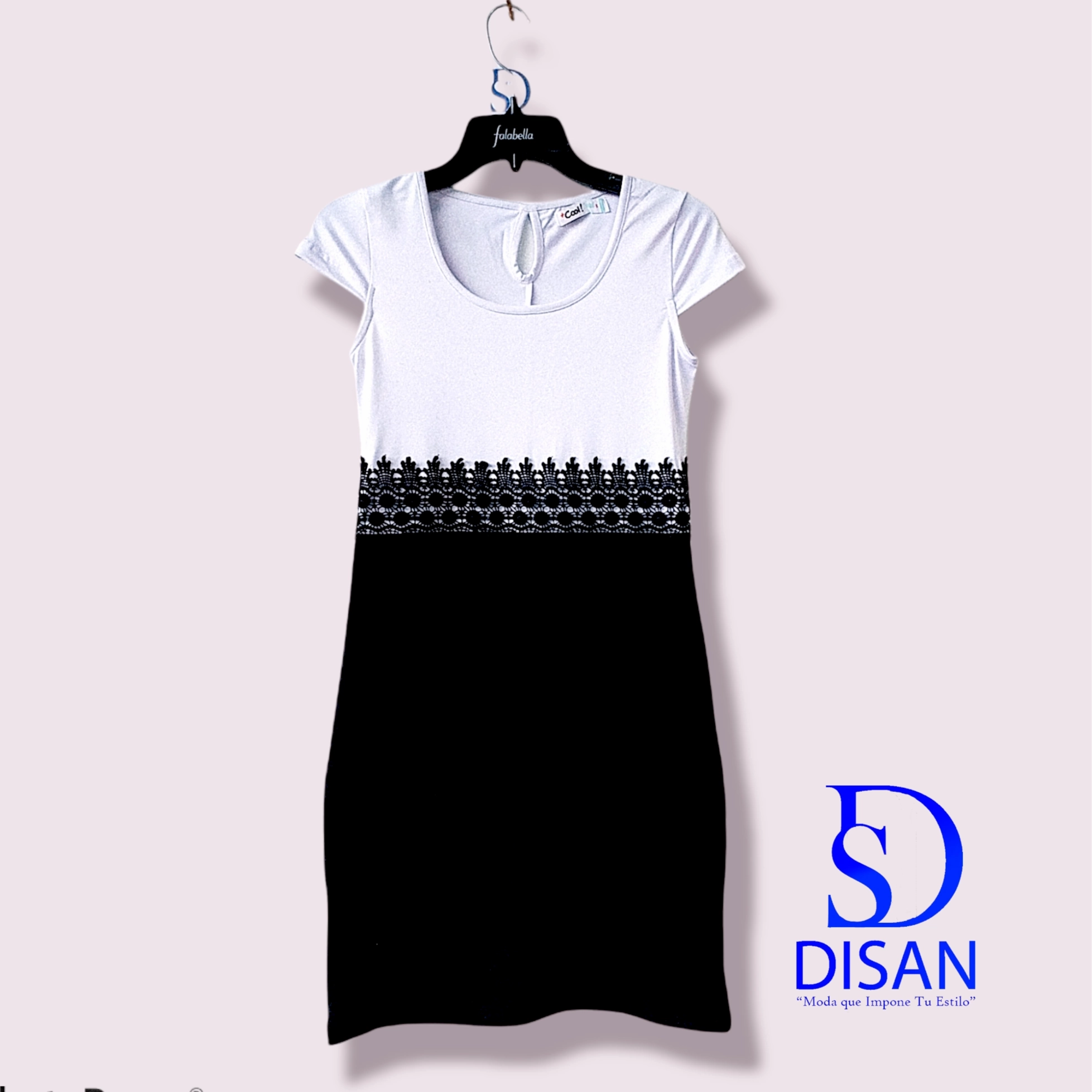 Vestido blanco y negro 3
