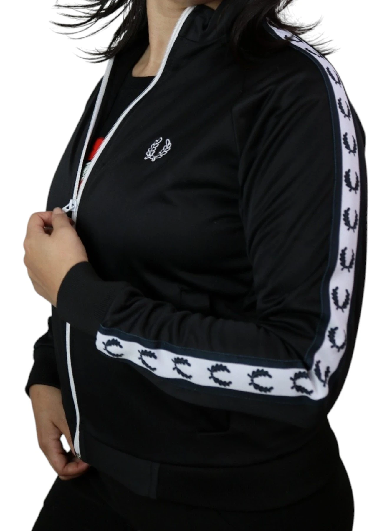 Chaqueta deportiva negra talla S 2