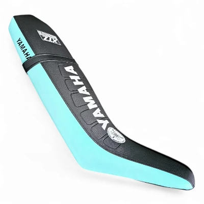 TP XTZ 125 Forro Tapizado super moto negro / menta letrero en medio DW