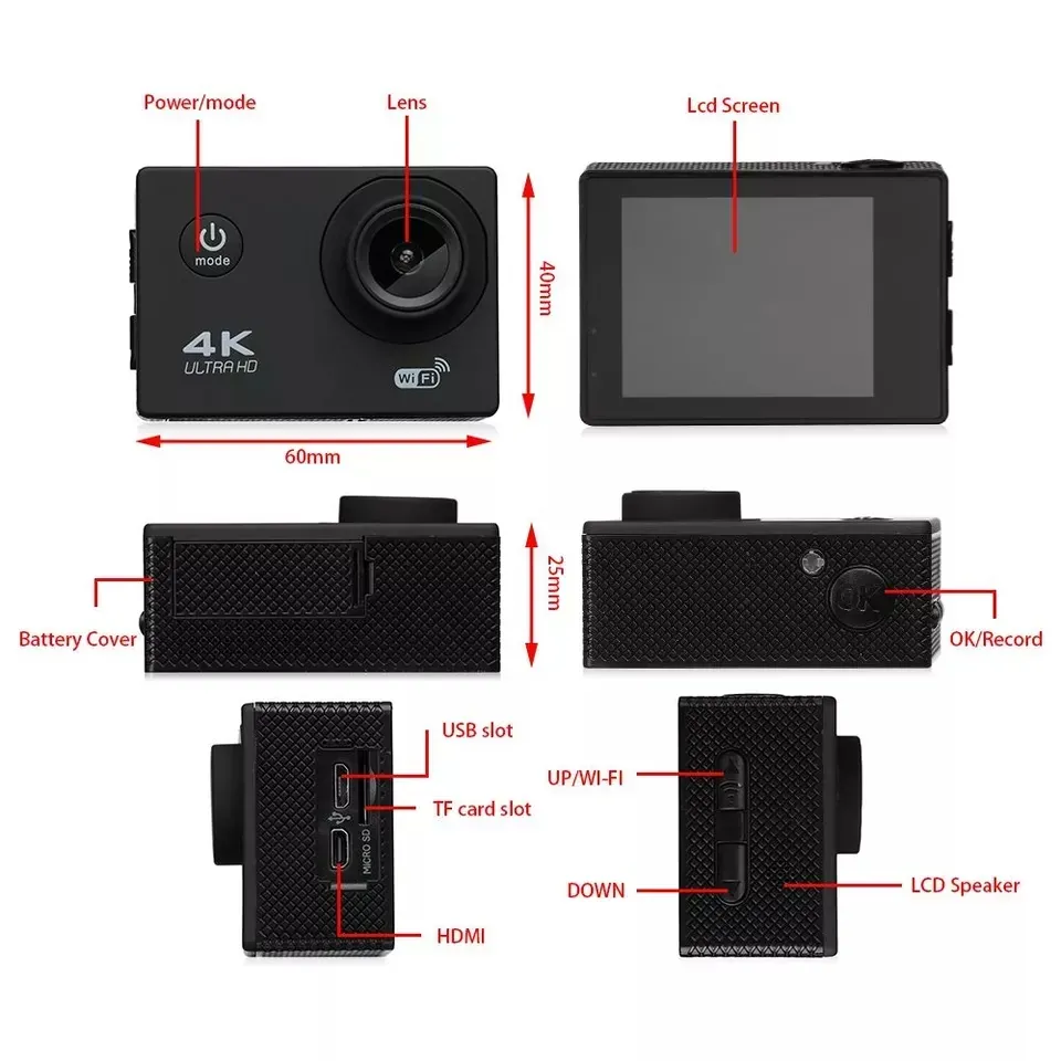 MINI CAMARA PROFESIONAL 4K UKTRA HD  4