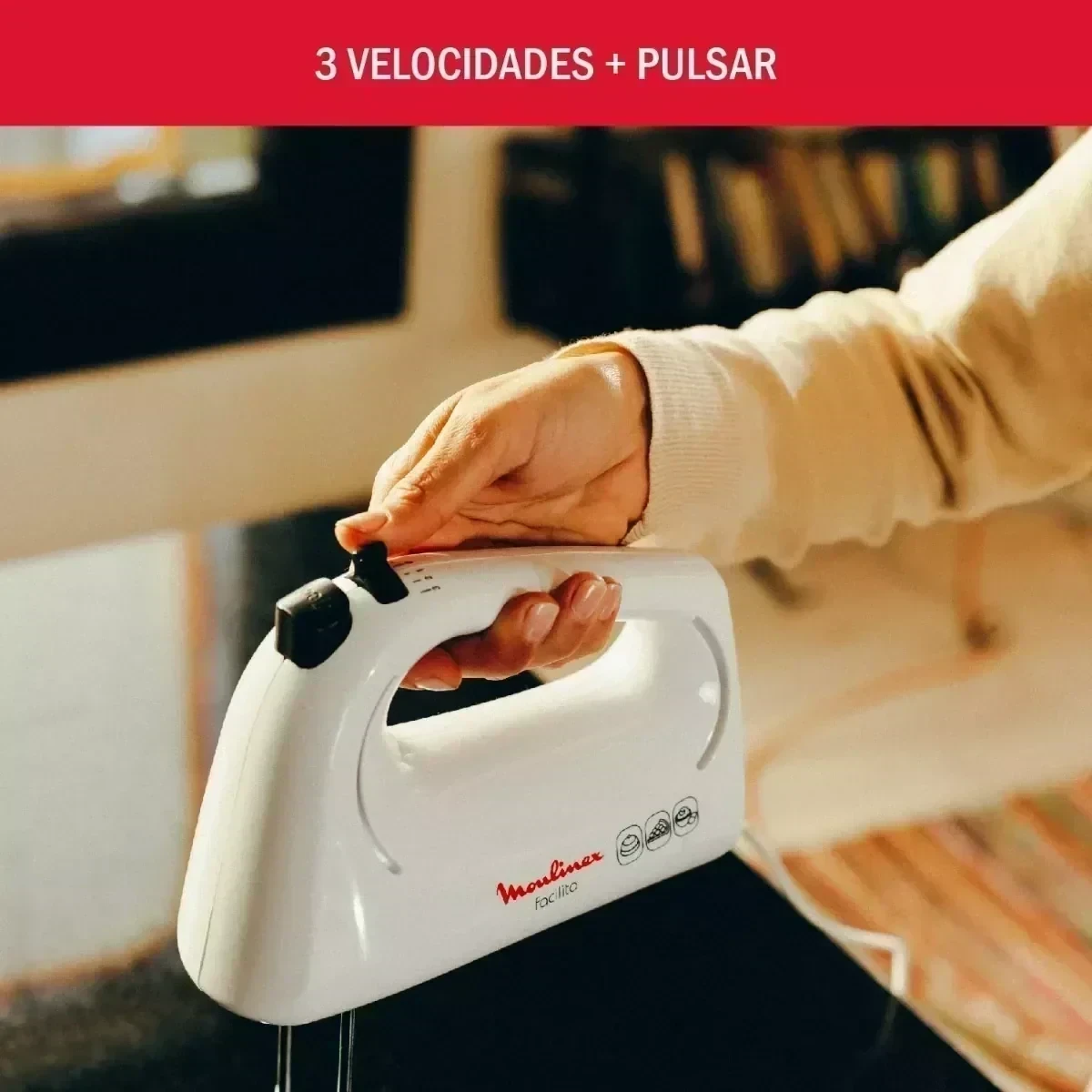 Batidora De Mano Facilita Moulinex  3