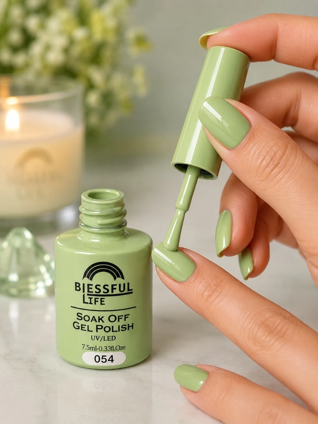 biessful life esmalte semi permanente tono 054