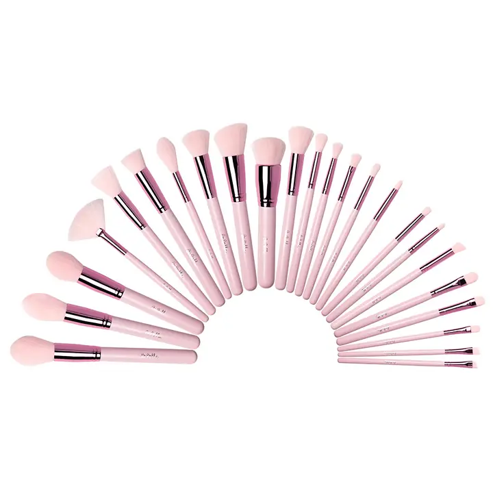 SET PROFESIONAL 24 BROCHAS + ESTUCHE CILINDRO JUMBO MALIBU  3