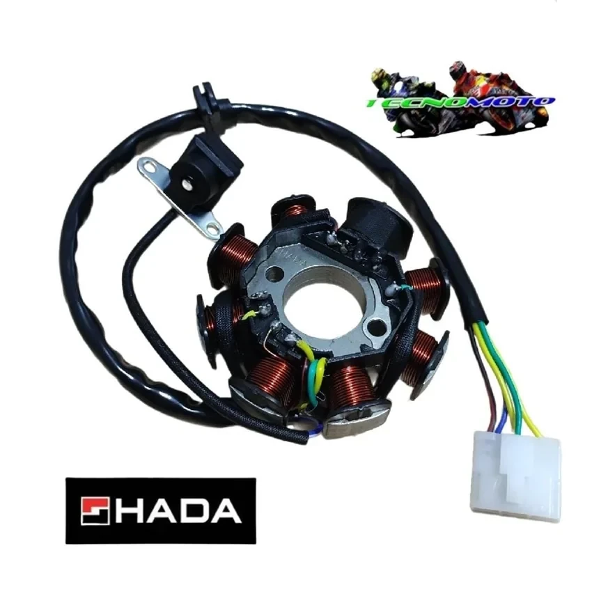 ESTATOR G. 110 SMASH -8 CAMPOS  -MAGNETO 90º [HADA] -44153