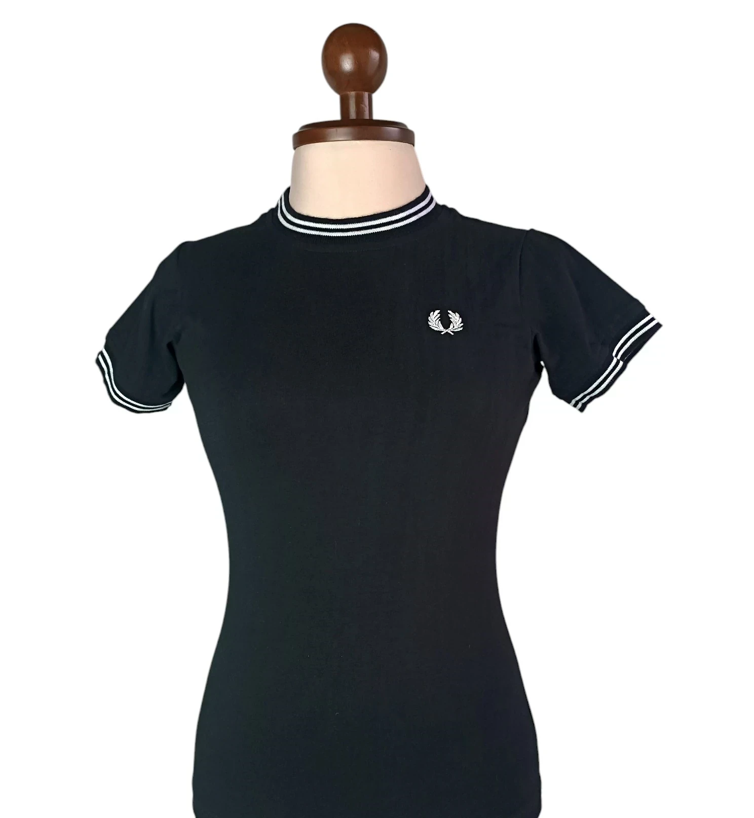 Camiseta algodon negro clasica 