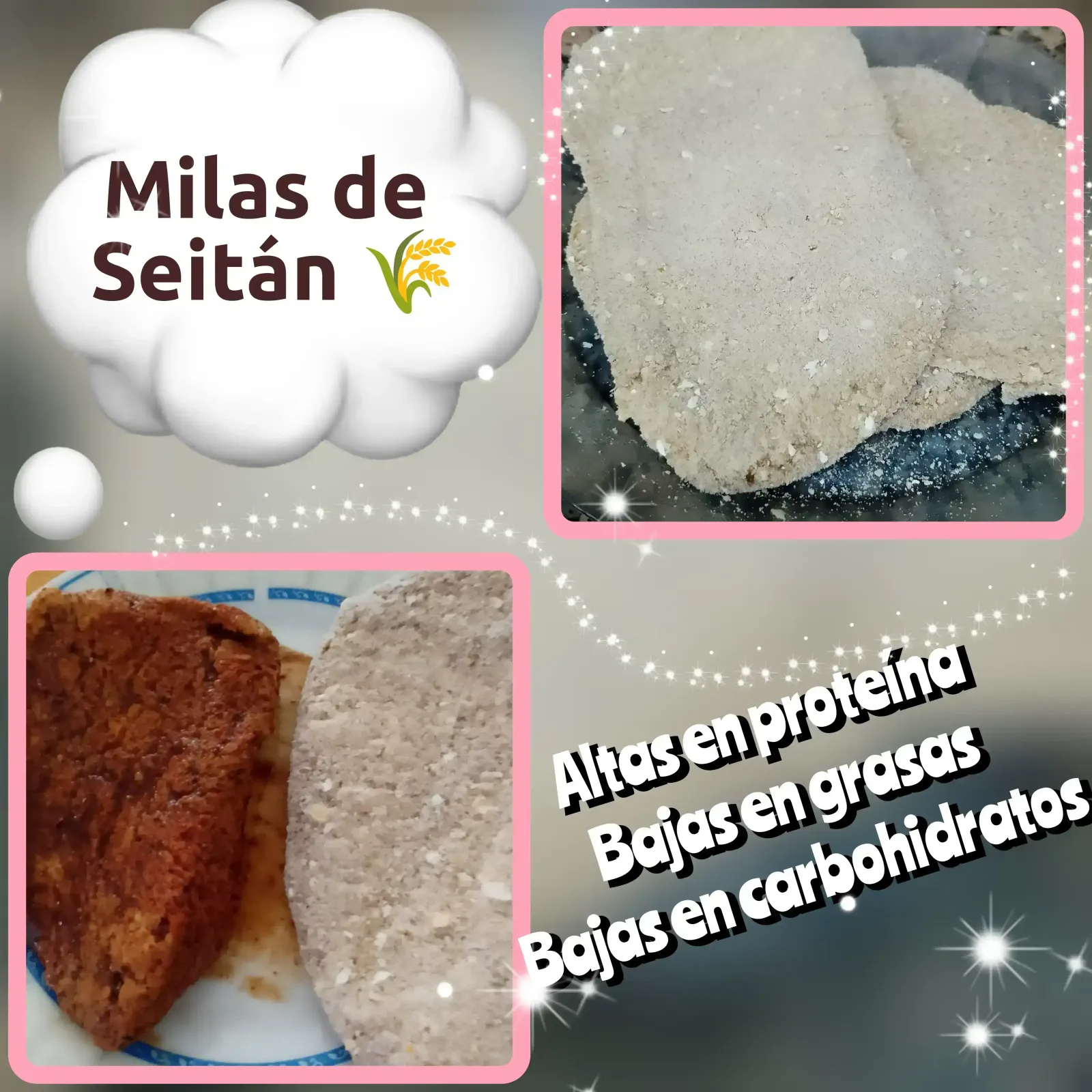 Milanesas de seitan x 2 u grandes