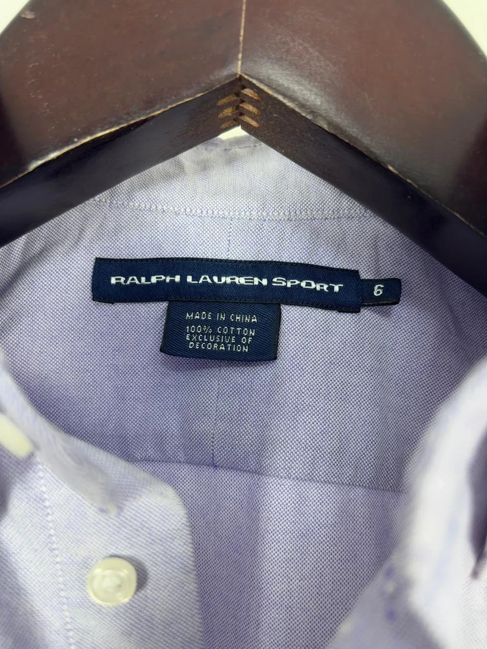 RALPH LAUREN SPORT CREST EMBROIDERED OXFORD SHIRT 2