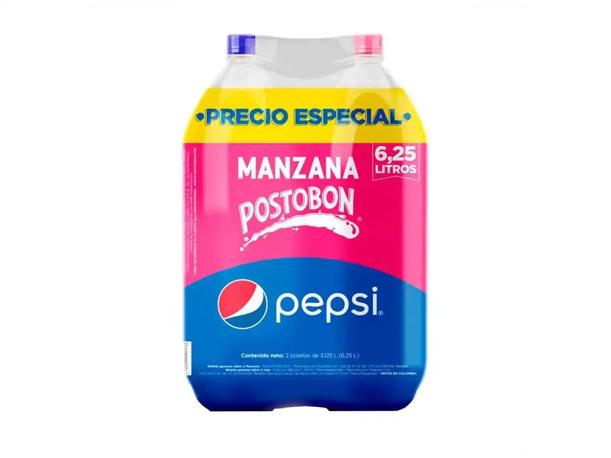Manzana + Pepsi x 3125ml c/u