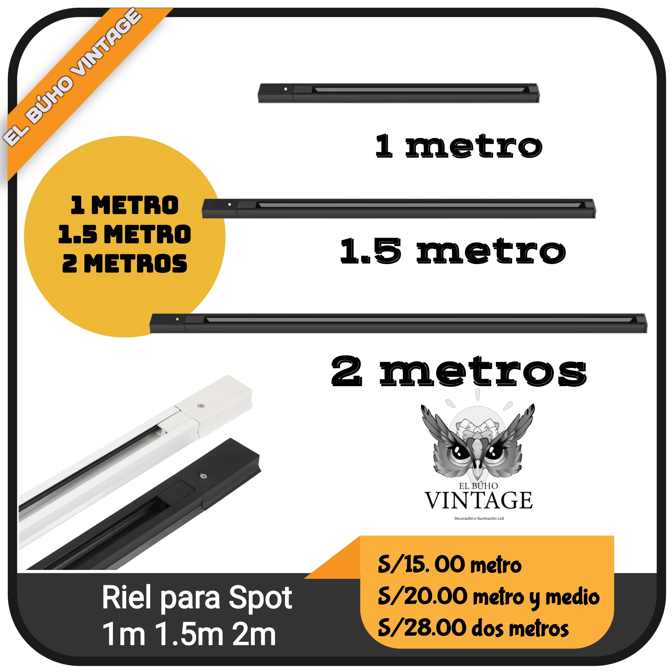 SPOT PARA RIEL Y RIELES  10