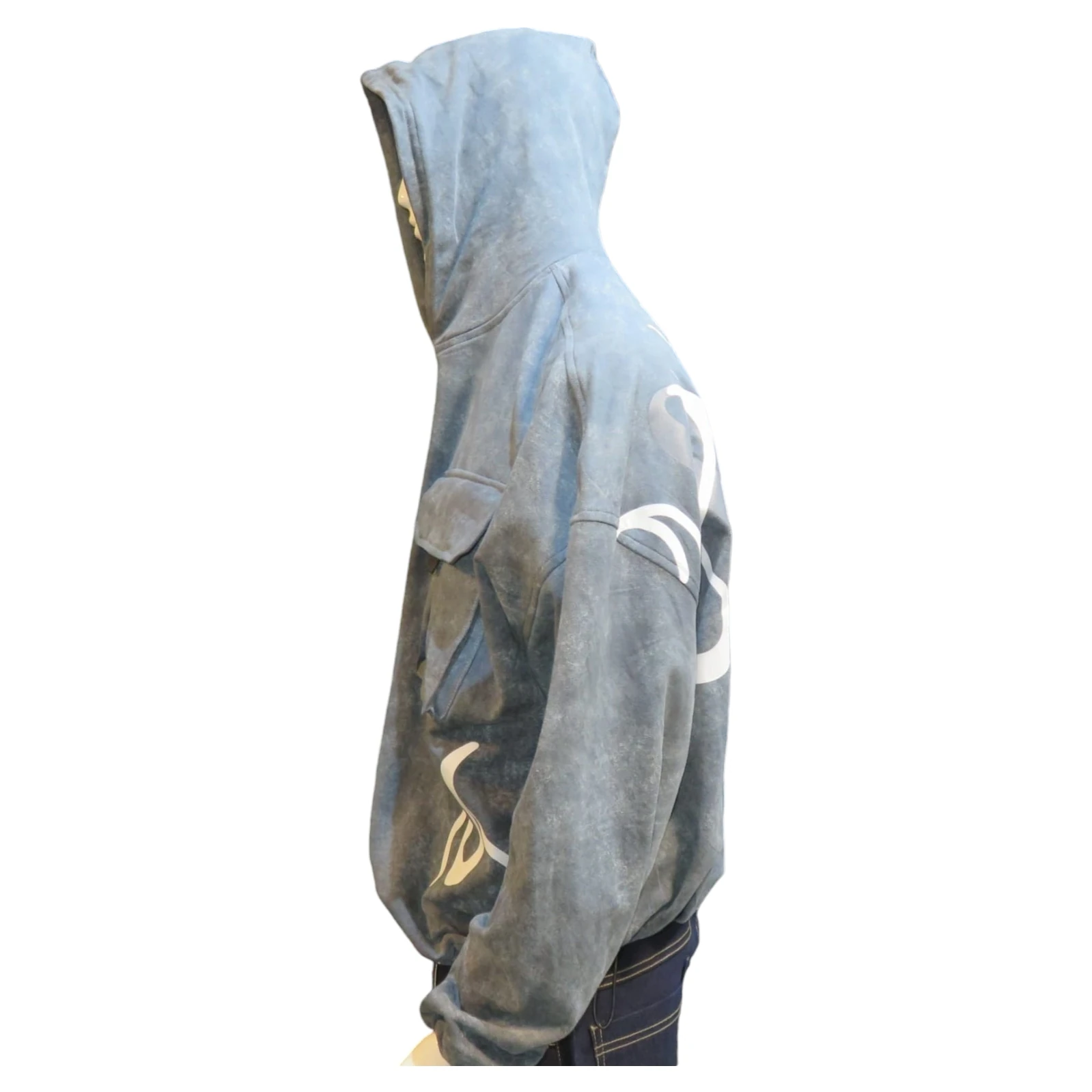 Sudadera cargo gris 2