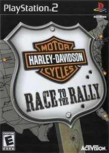 Harley davidson motorcycles race to the rally