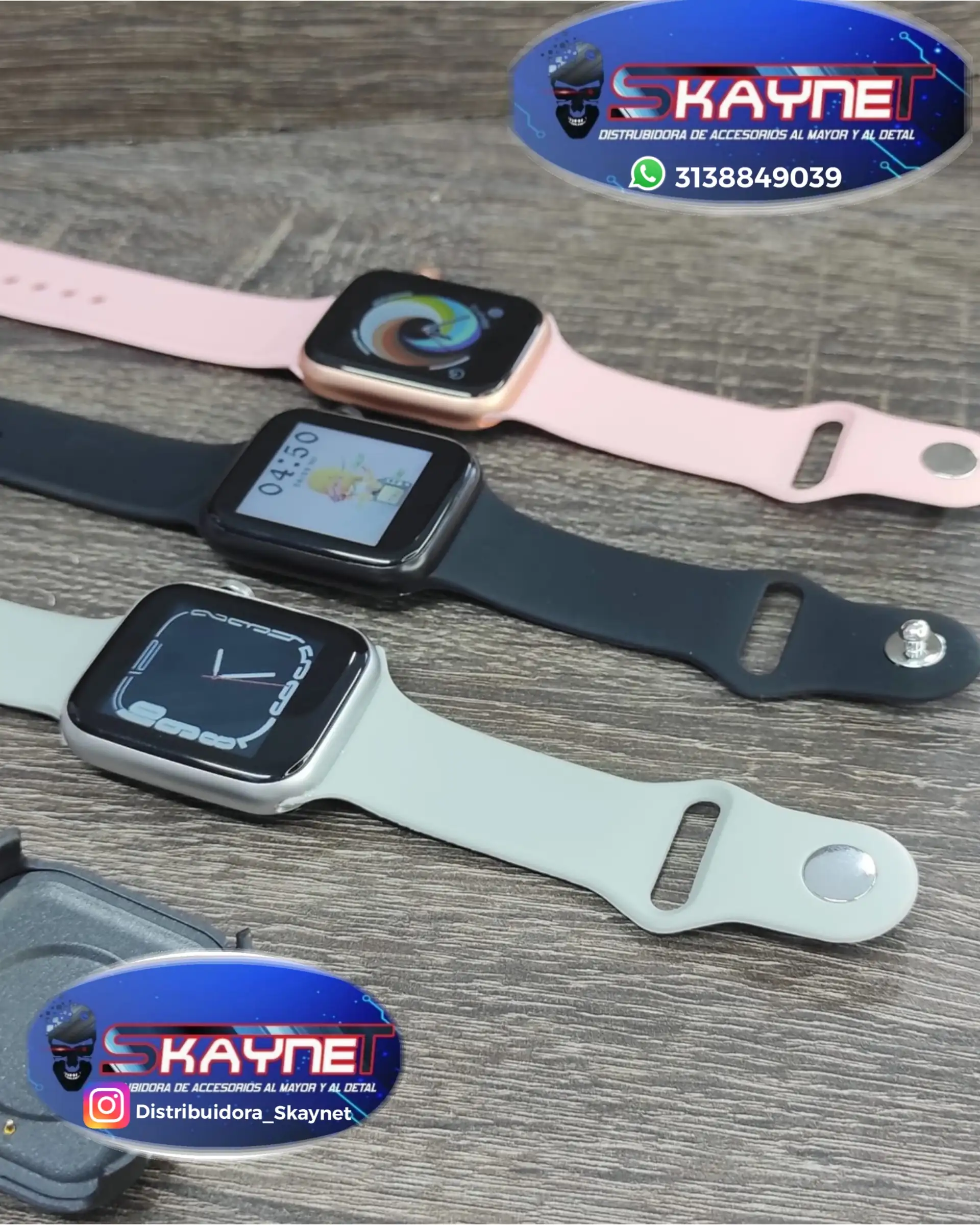 🤍🖤🌸⌚️RELOJ SMARWATCH serie 7 ⌚️🌸🖤🤍liquidación de bodega  3