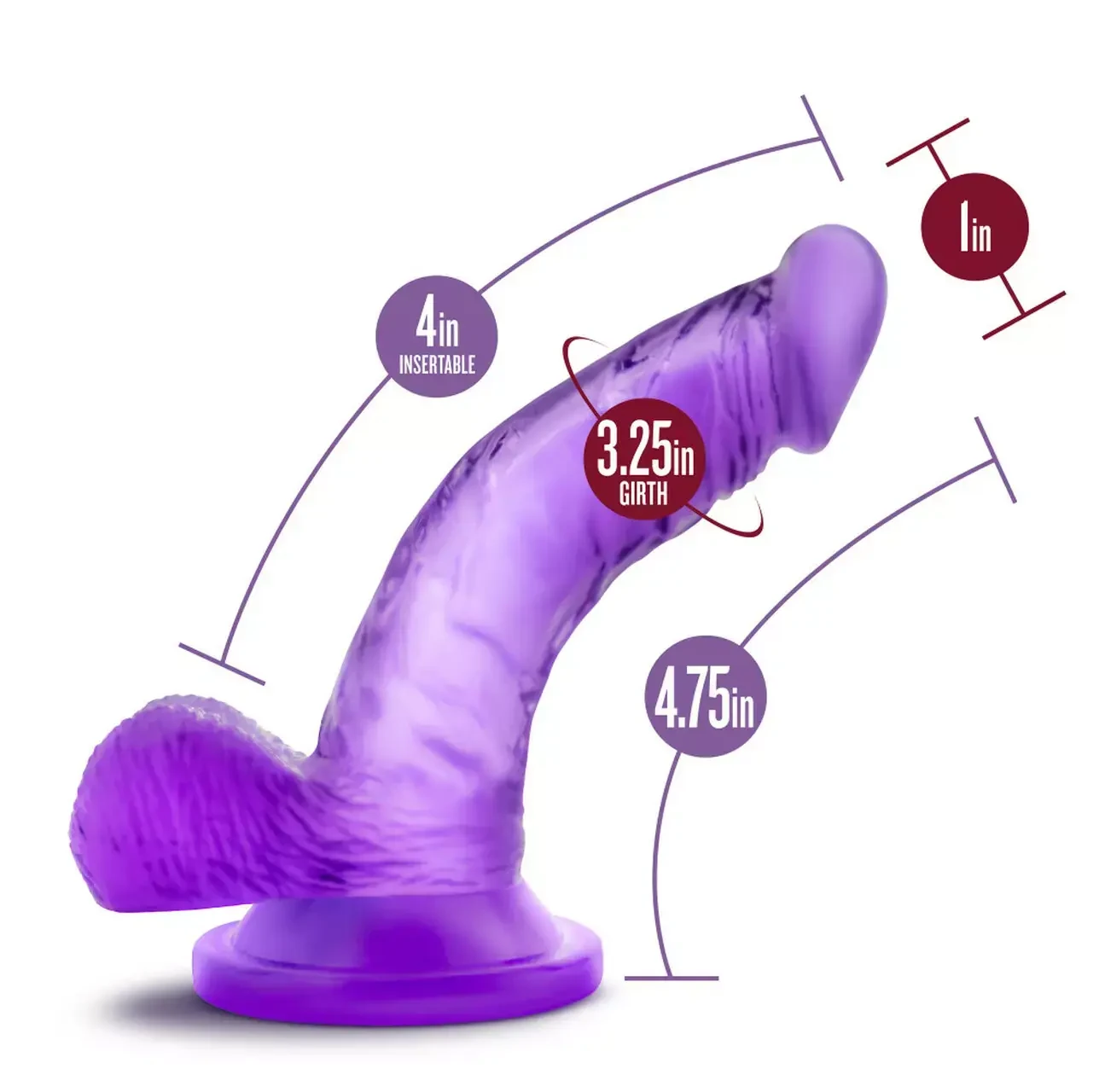 Naturally Yours – 4″ Mini Cock 2