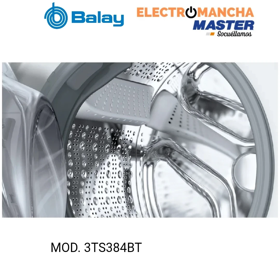 LAVADORA BALAY 3TS384BT 8 KILOS 1400 RPM CLASE A 2
