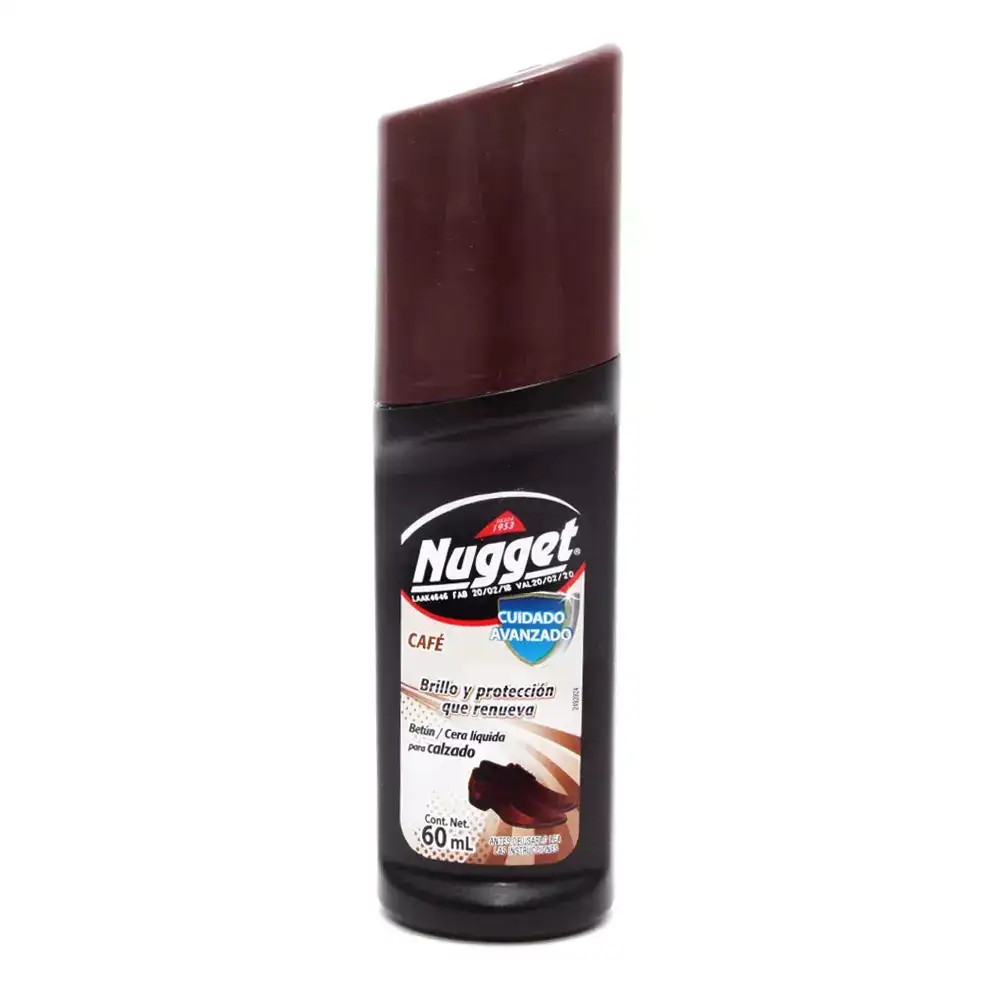 nugget café 60 ml cera líquida para calzado