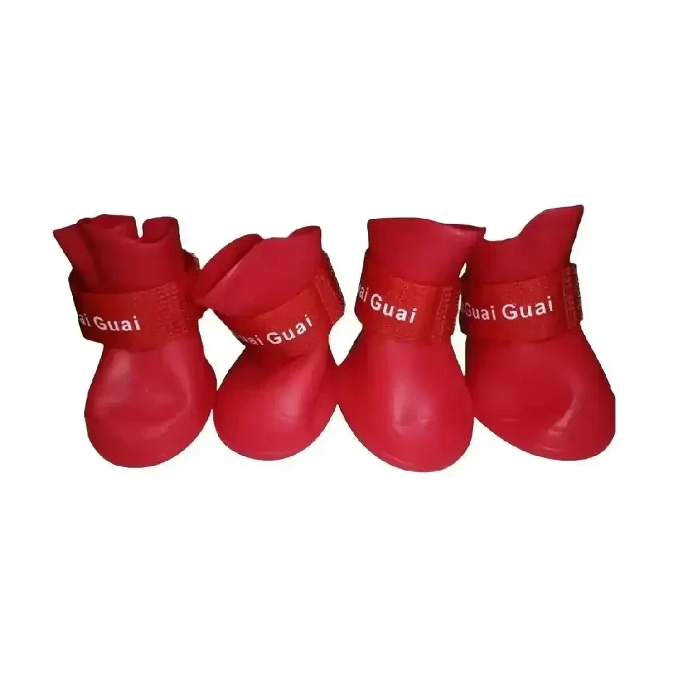 Zapatos de silicona rojo 