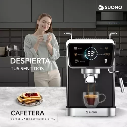 Cafetera Espresso Digital 1.5litros 20 Bar 1350w Color Negro 5