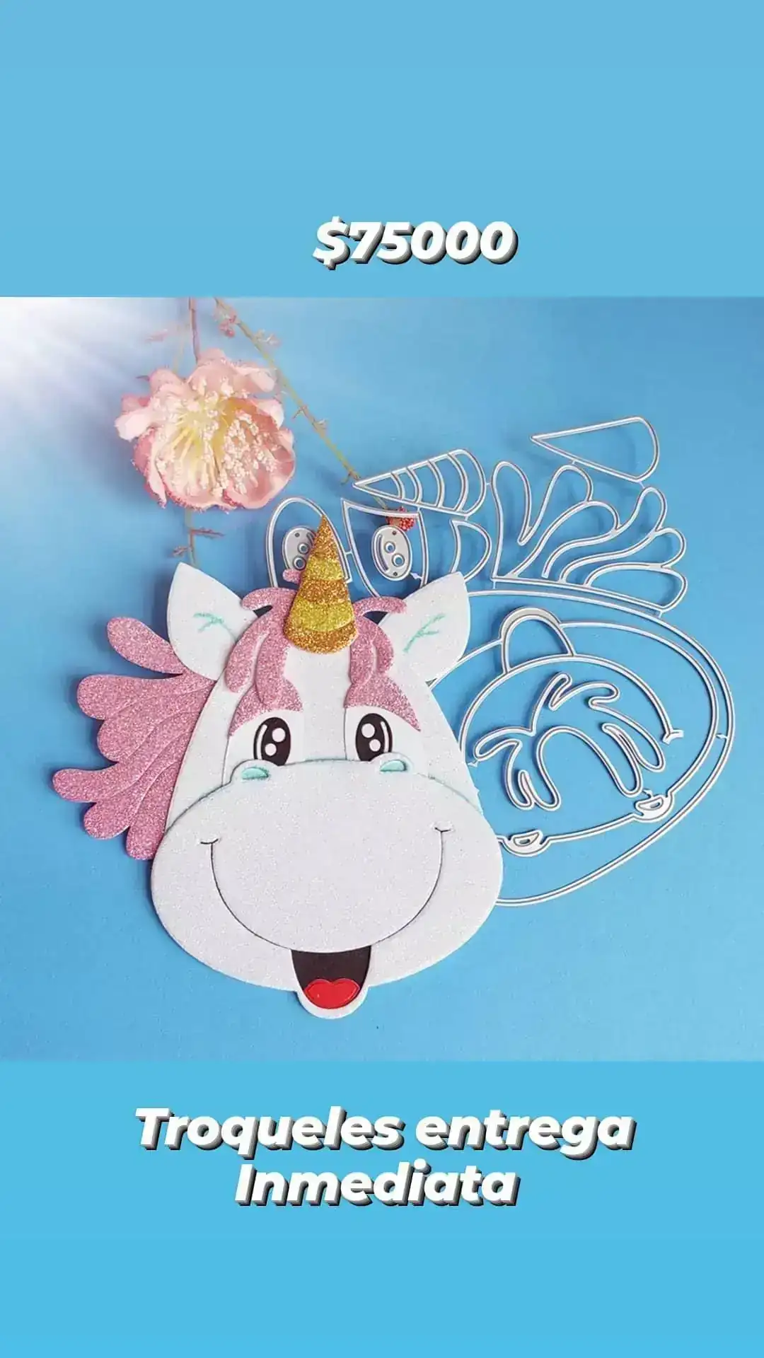 Troquel unicornio grande