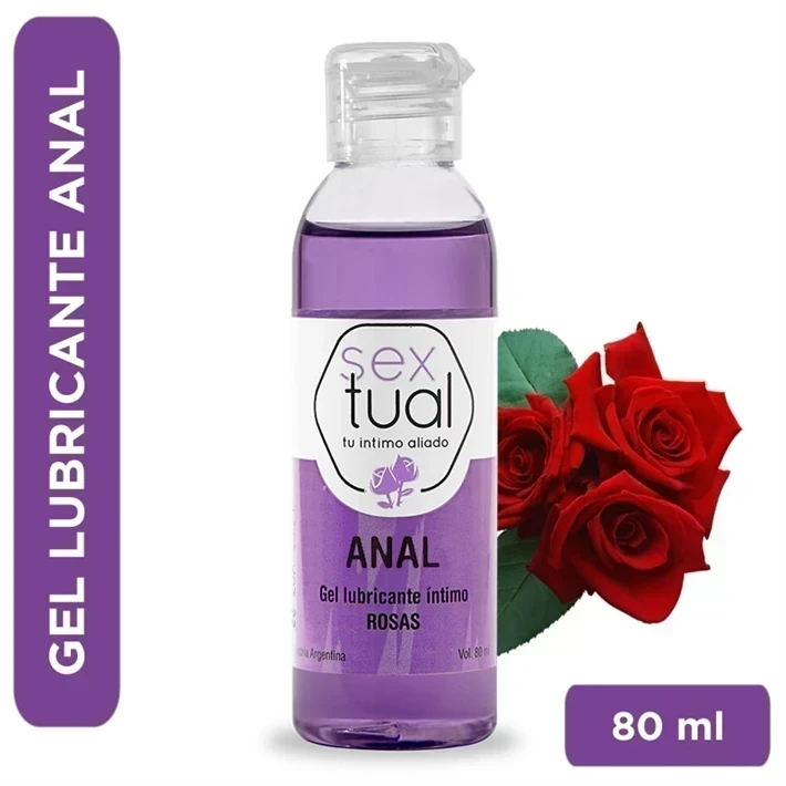 Gel anal con aroma a rosas 80 ml
