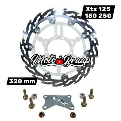 DIS Xtz 125 / DIS Xtz 150 / DIS Xtz 250 / Disco flotante blanco 320 mmIncluye accesorios de instalación