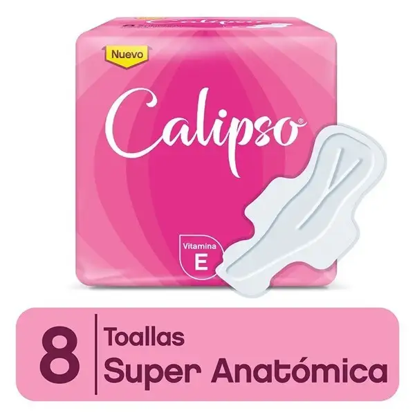 8U. De Calipso Toalla Super Anatomica (8 Unidades) 