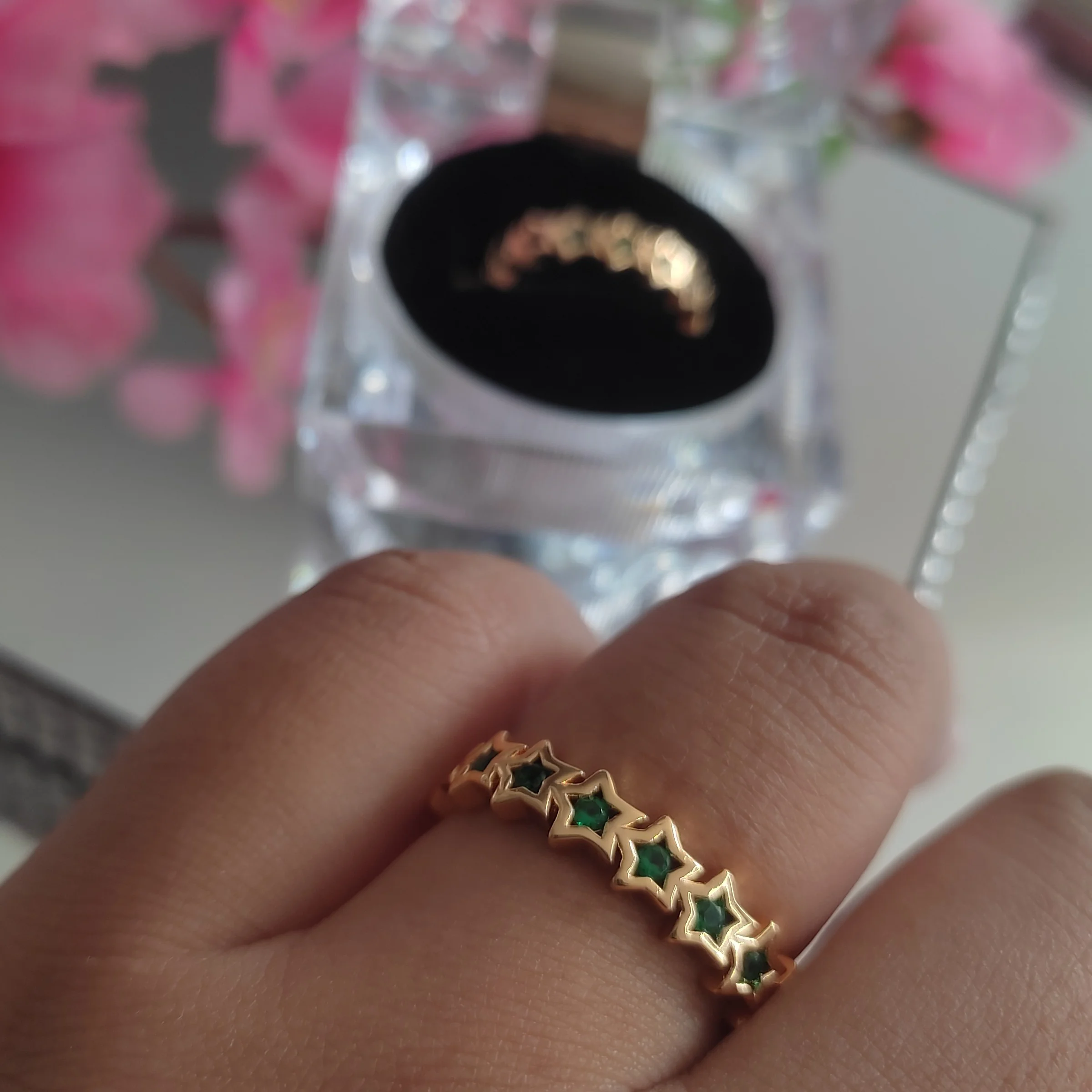 ANILLO AJUSTABLE LLUVIA DE ESTRELLAS 