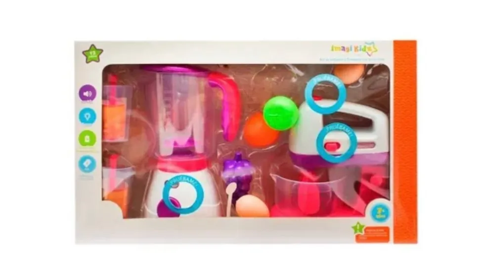 Set de Batidora y Licuadora Imagi Kidz con Accesorios 12 Piezas