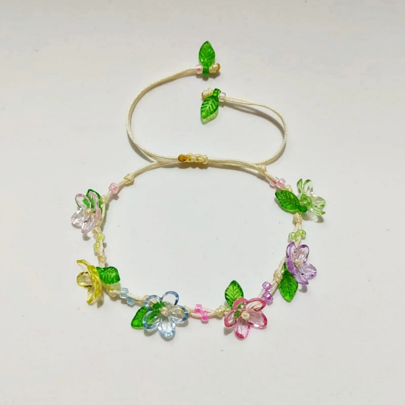 Pulsera de Flores de Colores 2