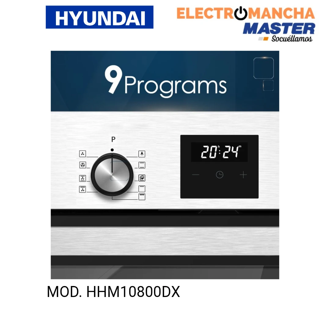 HORNO HIUNDAY MULTIFUNCION 80 LITROS CLASE A 5