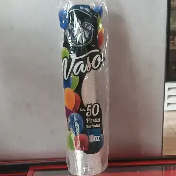 Vaso plastico de 10 onza 