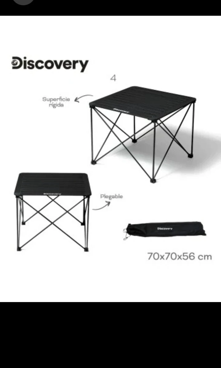 MESA PLEGABLE CAMPING 70x70