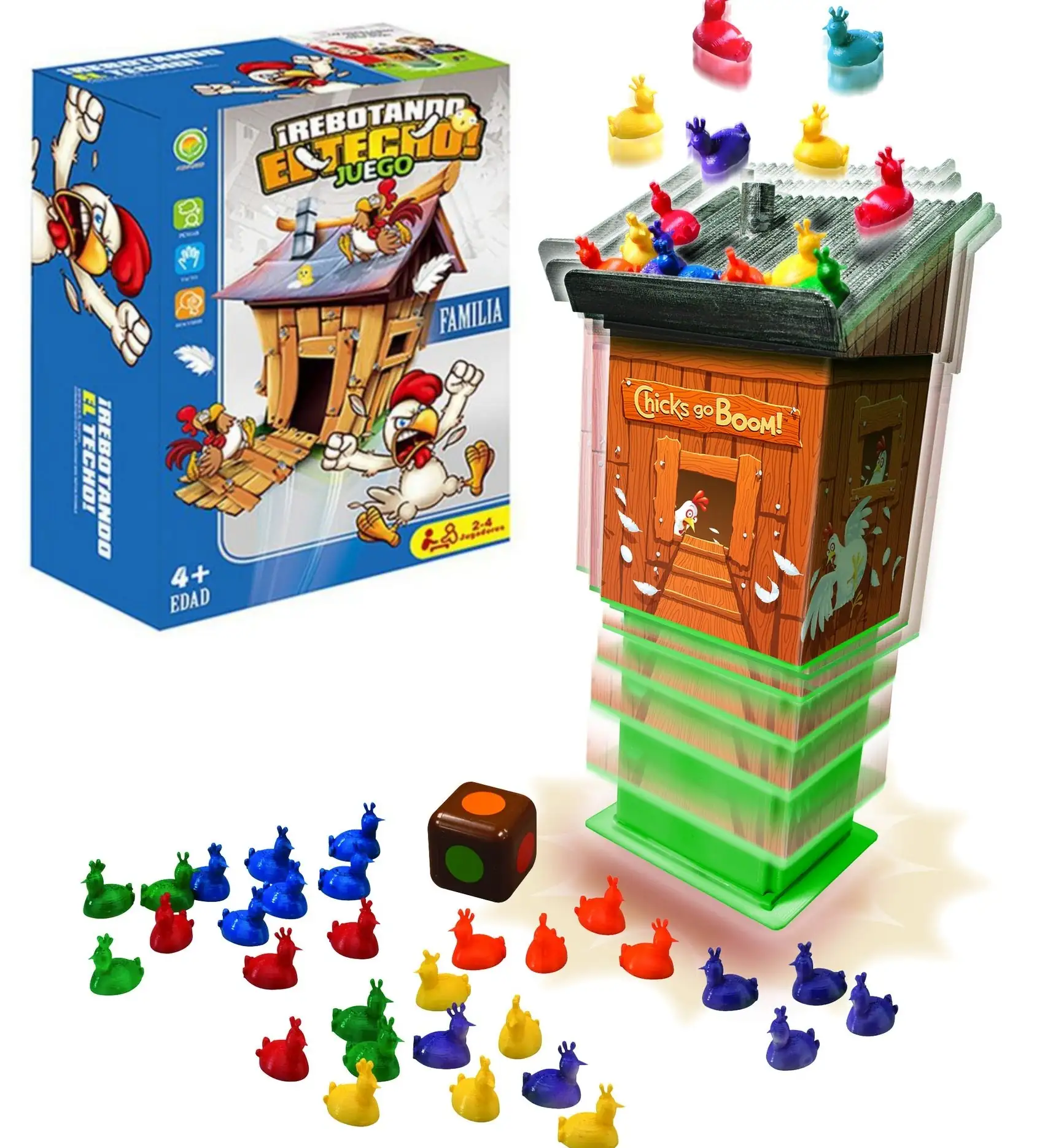 Juego de mesa Rebotando el techo