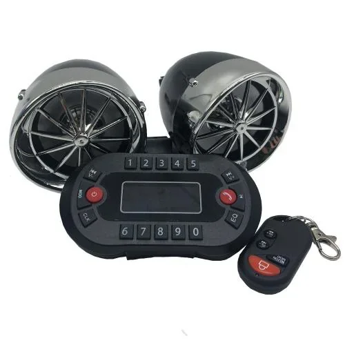 KIT PARLANTES Y ALARMA PARA MOTO