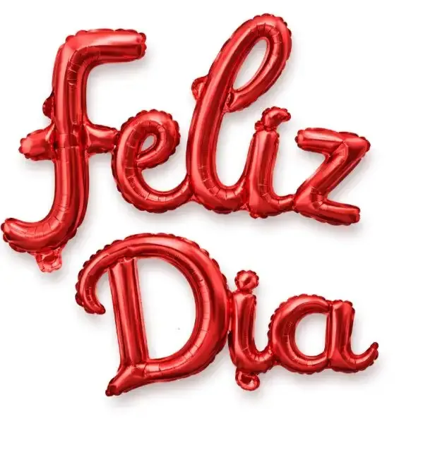 Globo "Feliz dia" cursiva 16 pulgadas  3