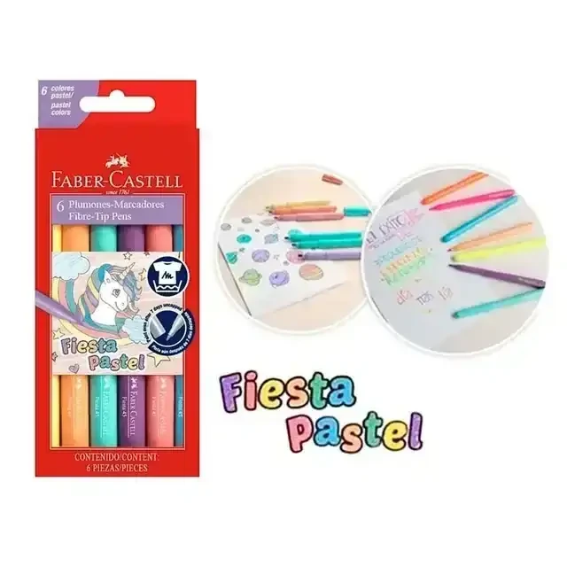 Marcador Faber Fiesta Pastel