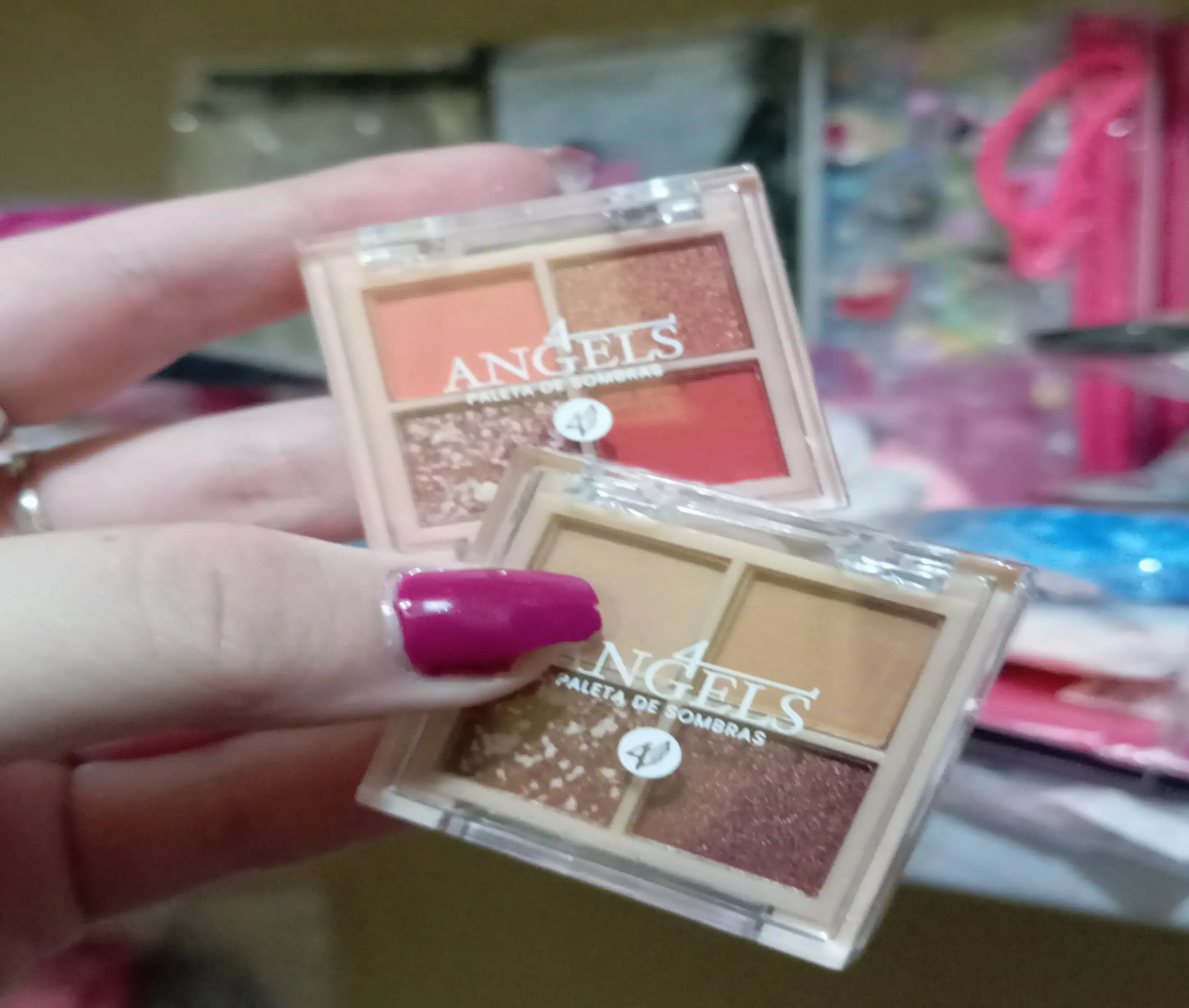 Mini paletas de Sombras - 4 Angels