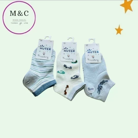 Calceta estampada