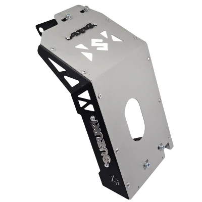 AX 4 / Pechera acero gris con negro ML