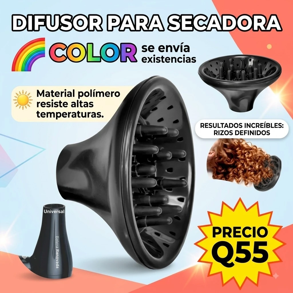 DIFUSOR PARA SECADORAS 
