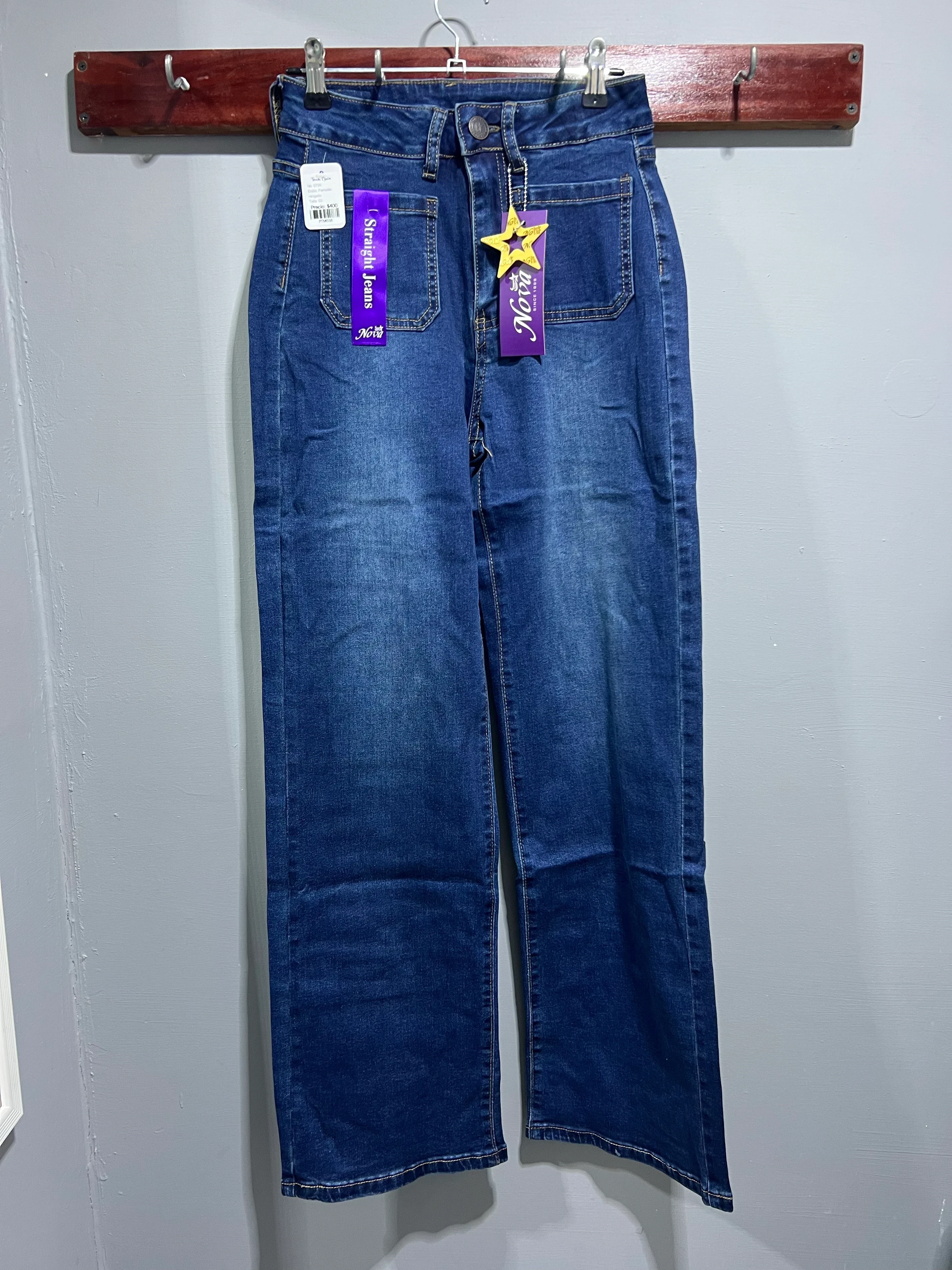 Pantalon Recto Mezclilla 3
